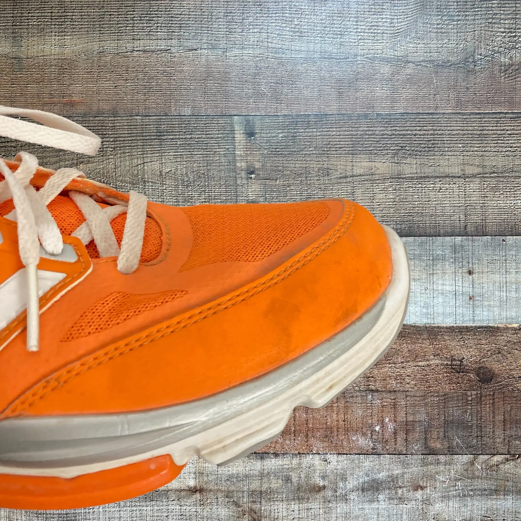 Adidas Orange Sneakers- Size 7.5 Mens/8.5 Womens