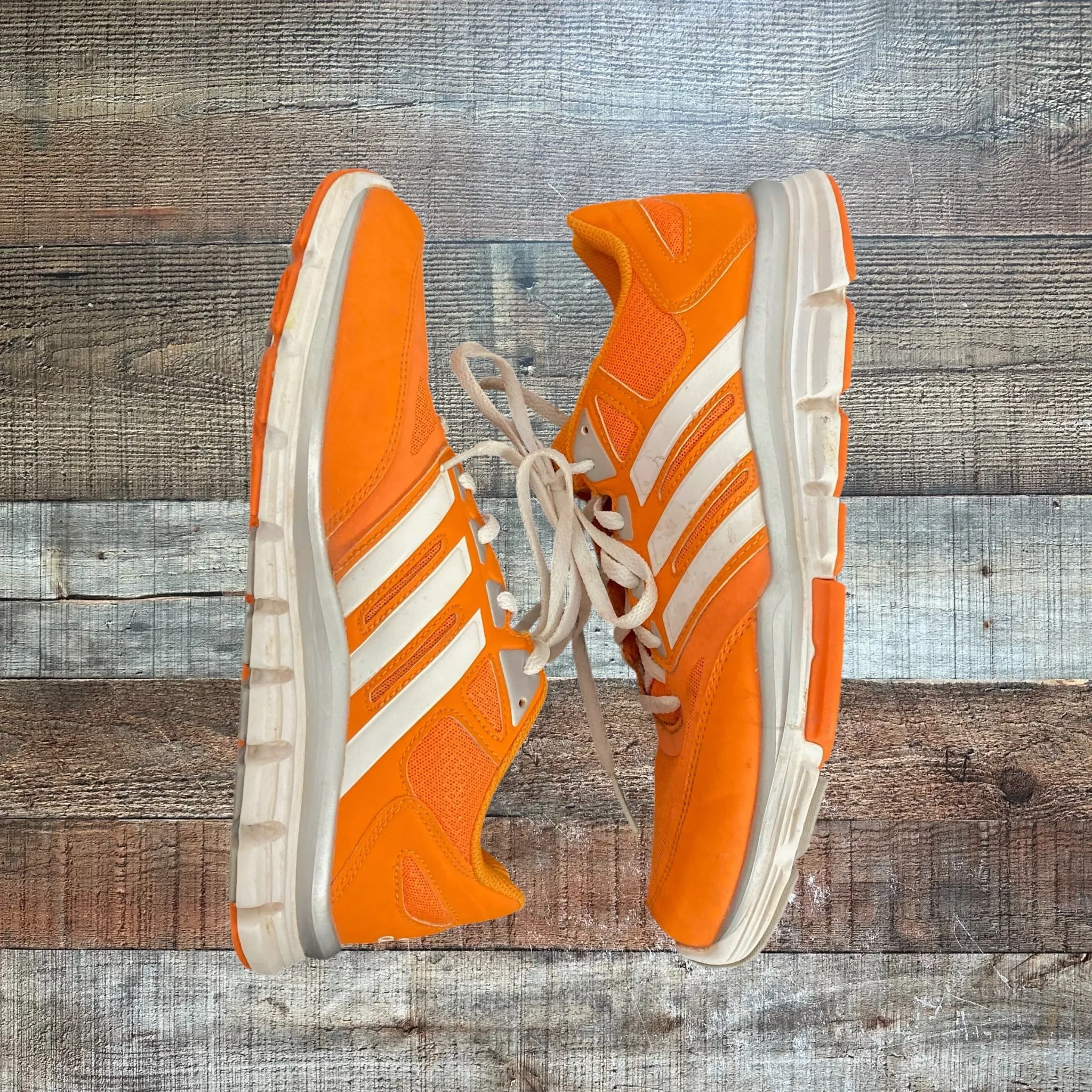 Adidas Orange Sneakers- Size 7.5 Mens/8.5 Womens
