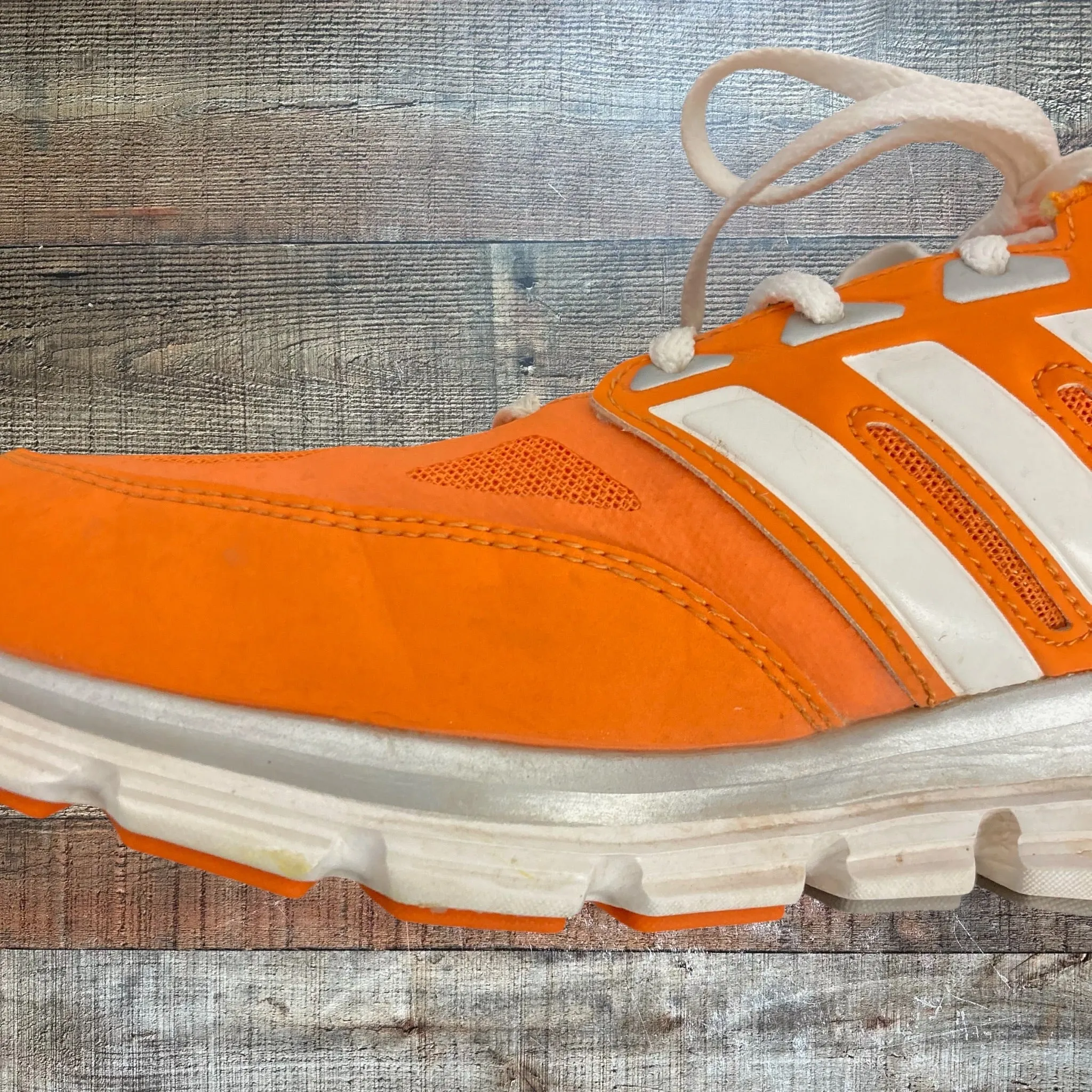 Adidas Orange Sneakers- Size 7.5 Mens/8.5 Womens