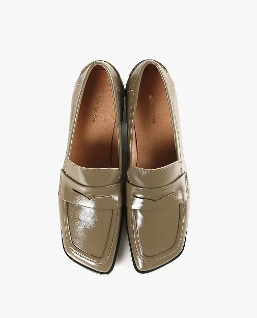 ANGLE LOAFER PRINCESS Taupe Heels