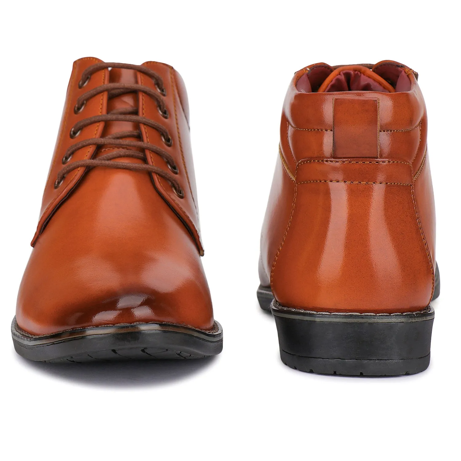 Bersache Comfortable Formal Outdoor Stylish Officewear Partywear Shoes For Men 9093(Tan)