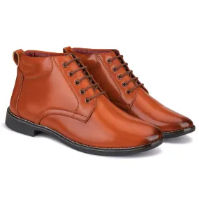 Bersache Comfortable Formal Outdoor Stylish Officewear Partywear Shoes For Men 9093(Tan)