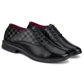 Bersache Comfortable Formal Outdoor Stylish Officewear Partywear Shoes For Men 9095(Black)
