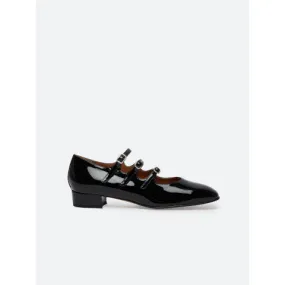 Carel Paris Ariana Black Patent Leather Mary Janes
