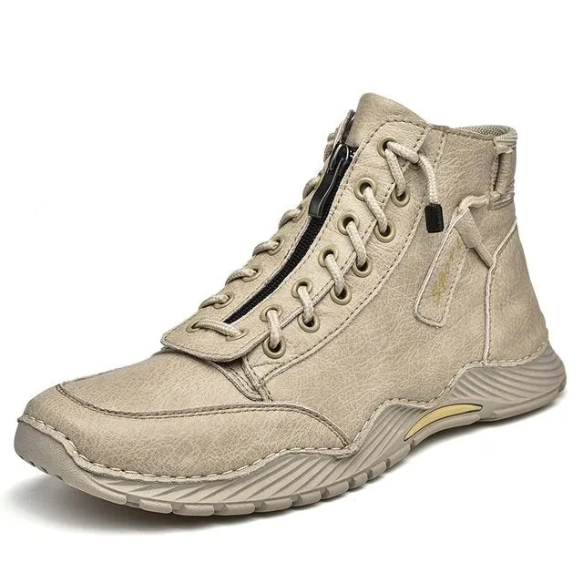 Classic Winter Leather Boots For Men