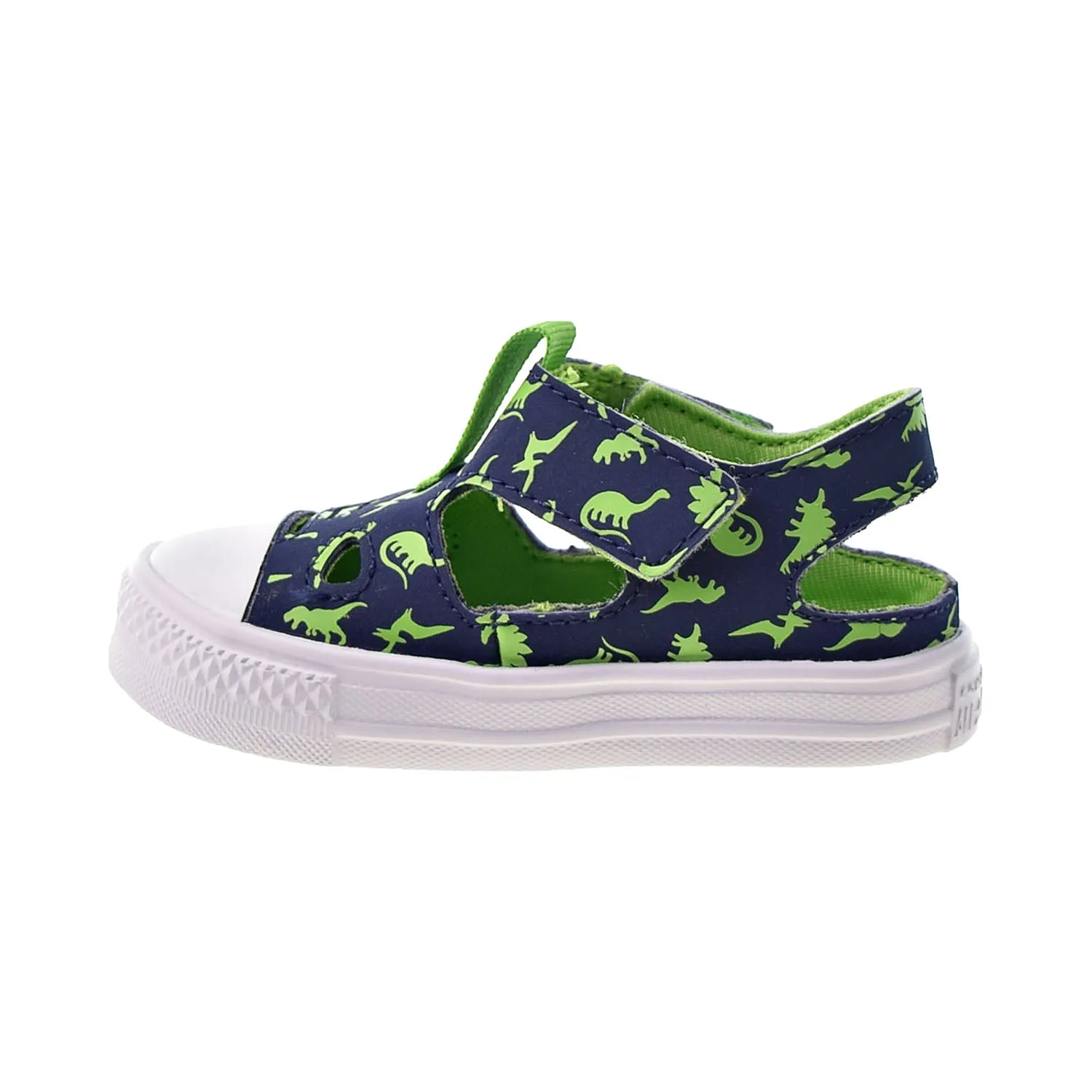 Converse Chuck Taylor All Star Low Top "Dinos" Toddler Sandals Midnight Navy