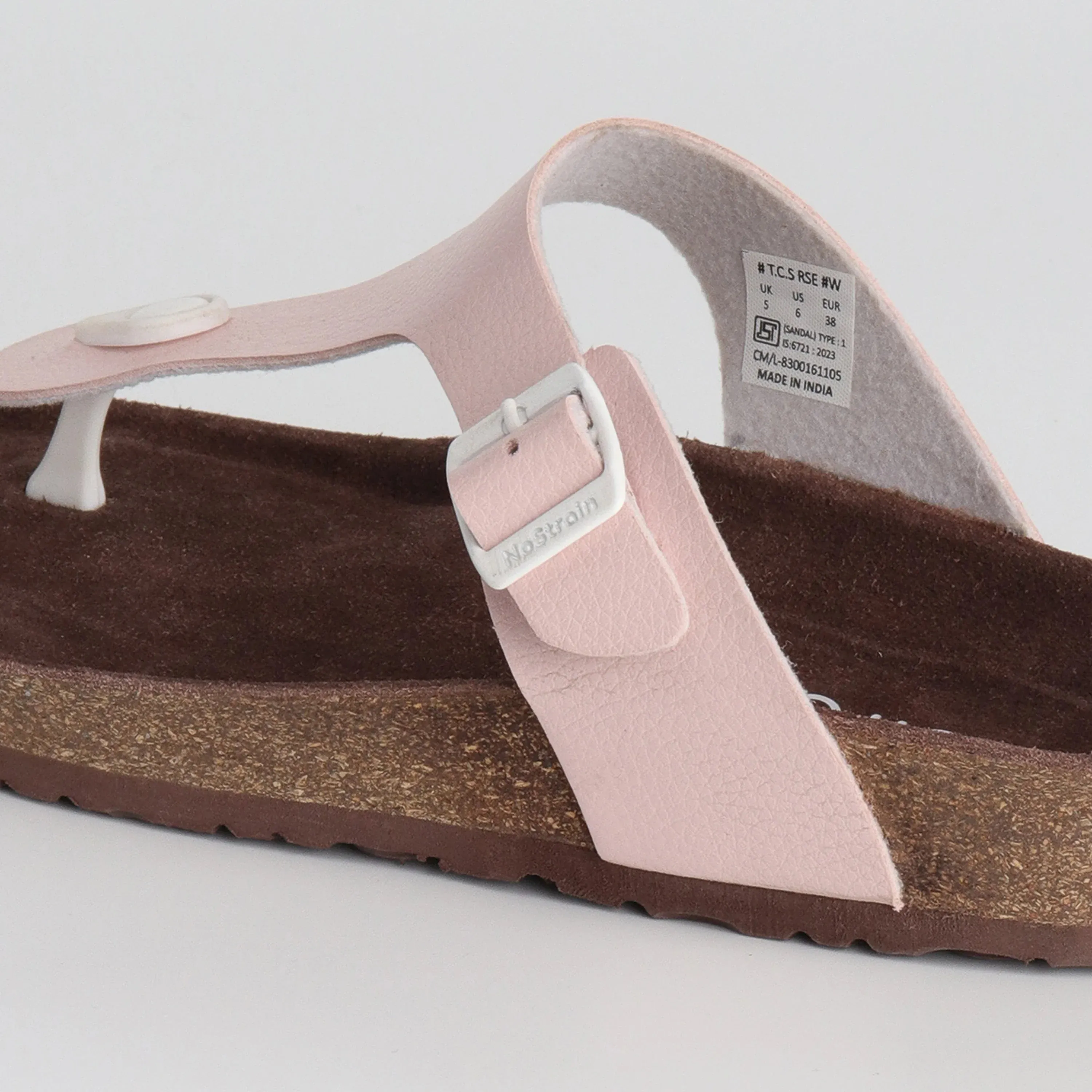 Cork Thong Formal Sandals for Women 2.0 – Rose