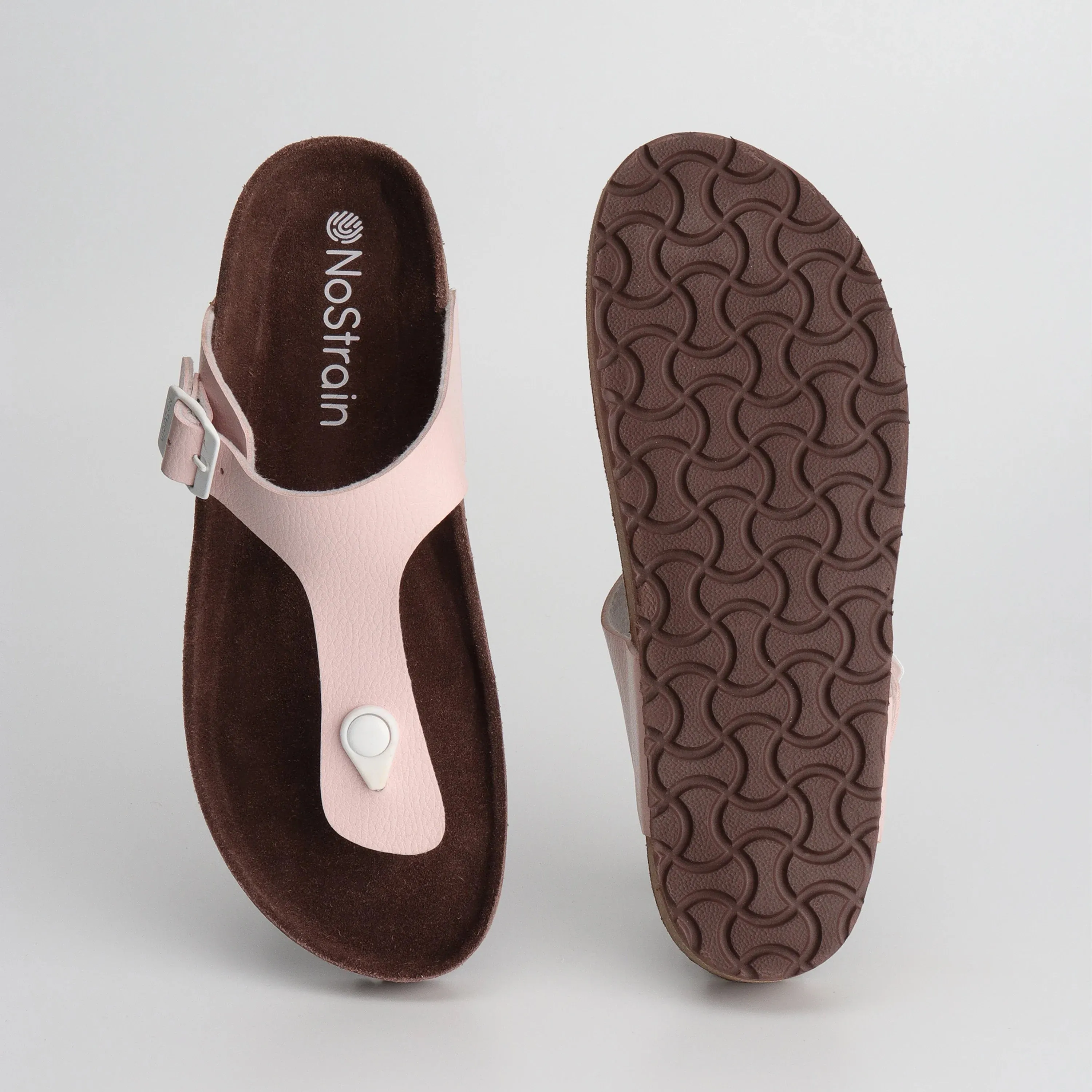 Cork Thong Formal Sandals for Women 2.0 – Rose