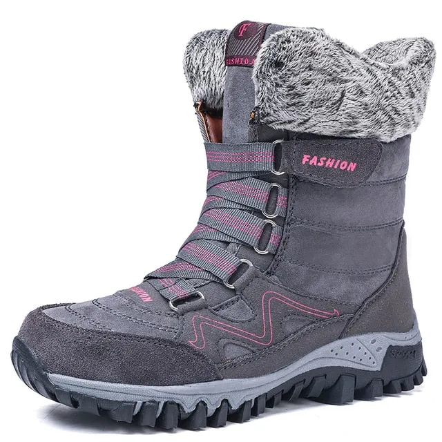Dyavor Orthopedic Women Boots Arch Support Warm NonSlip High Top Boots