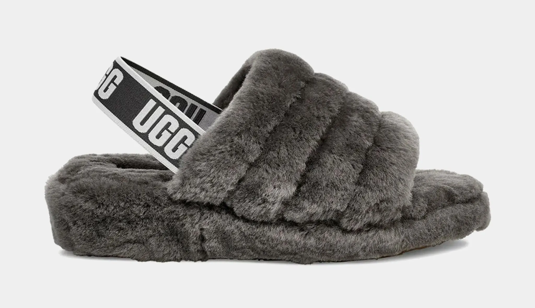 FLUFF YEAH SLIDE - CHARCOAL