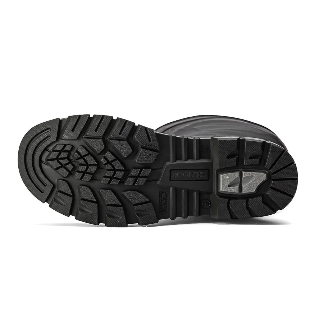 Kickaxe 15" Steel Toe Waterproof Rubber Boot – Black/Grey