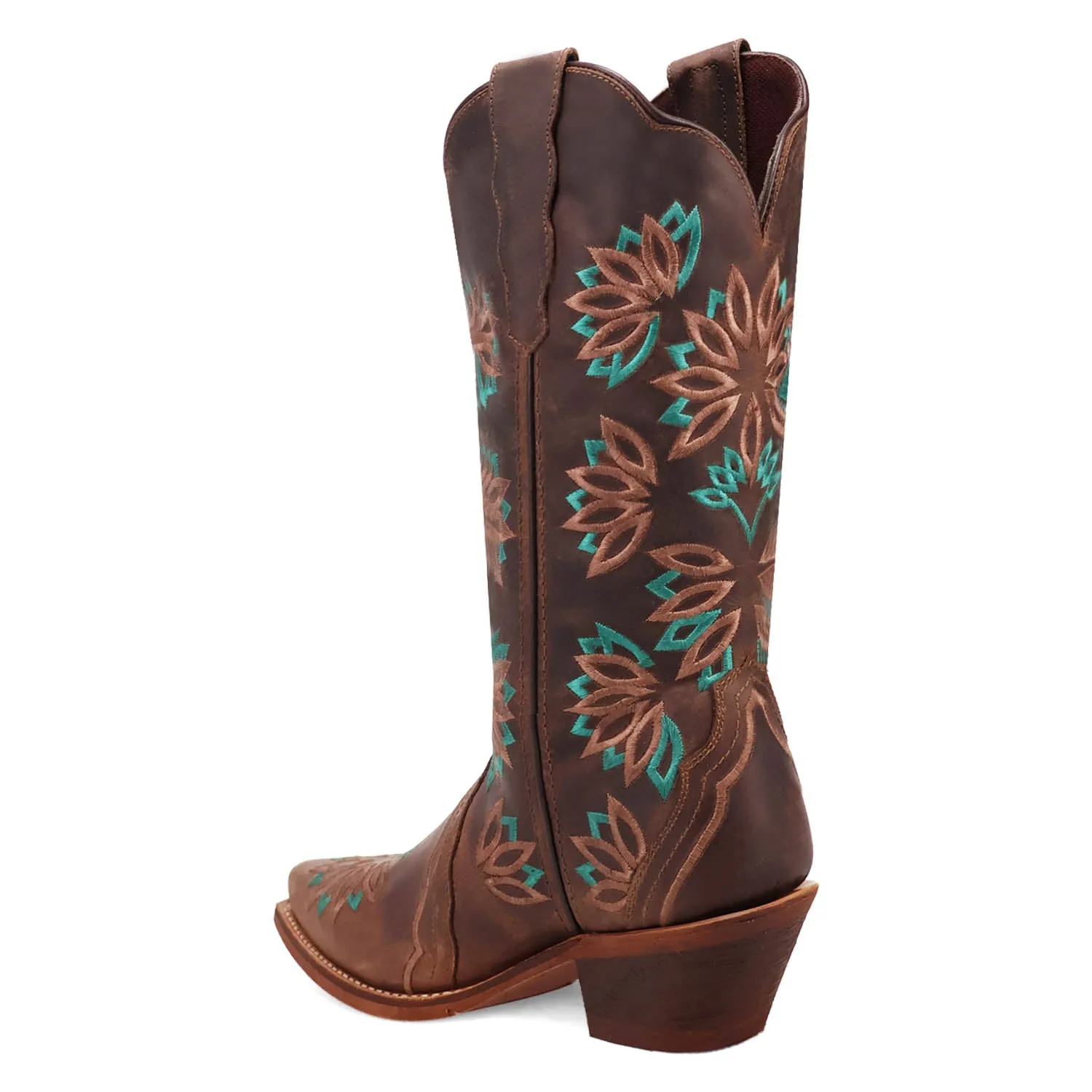 Laredo Womens Filly Tobacco Leather Cowboy Boots
