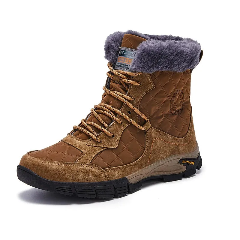 Men's Waterproof Warm Plush Boots