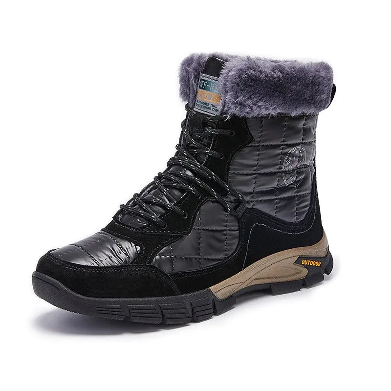 Men's Waterproof Warm Plush Boots