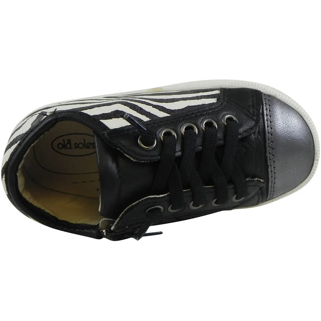 Old Soles Girl's and Boy's 1031 Black Glam Jogger