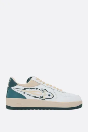 Rocket smooth leather and nabuk sneakers