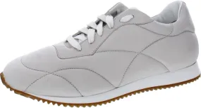 Sam Edelman Trace Cream Leather Lace Up Rounded Toe Athletic Low Top Sneakers