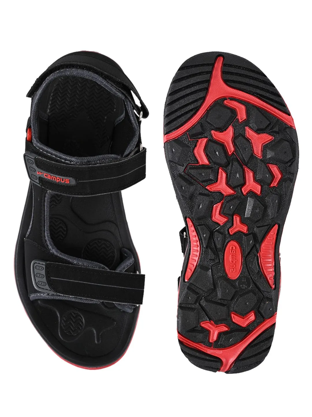 SD-054 Black Men's Sandals