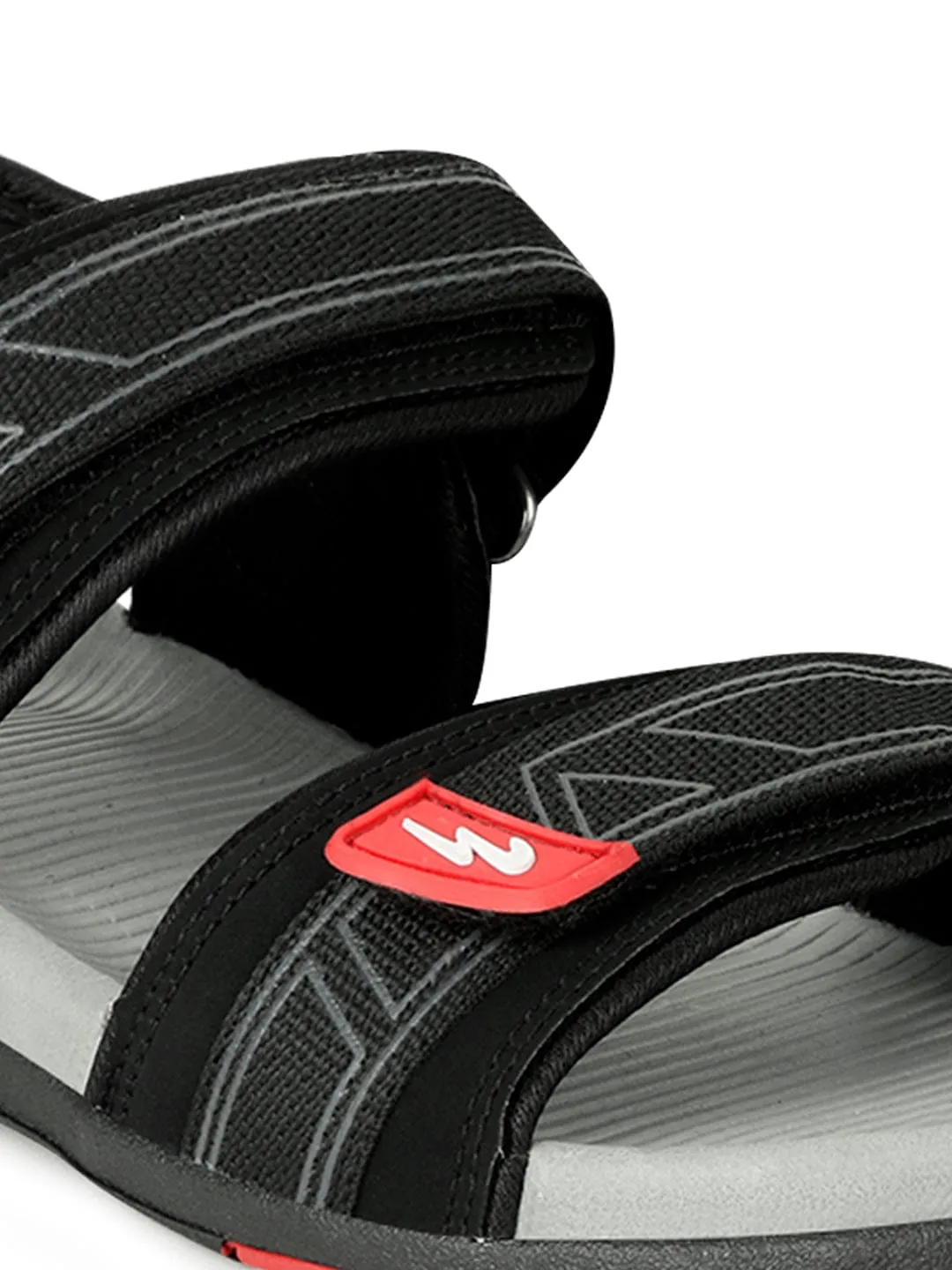 SD-071 Black Men's Sandals