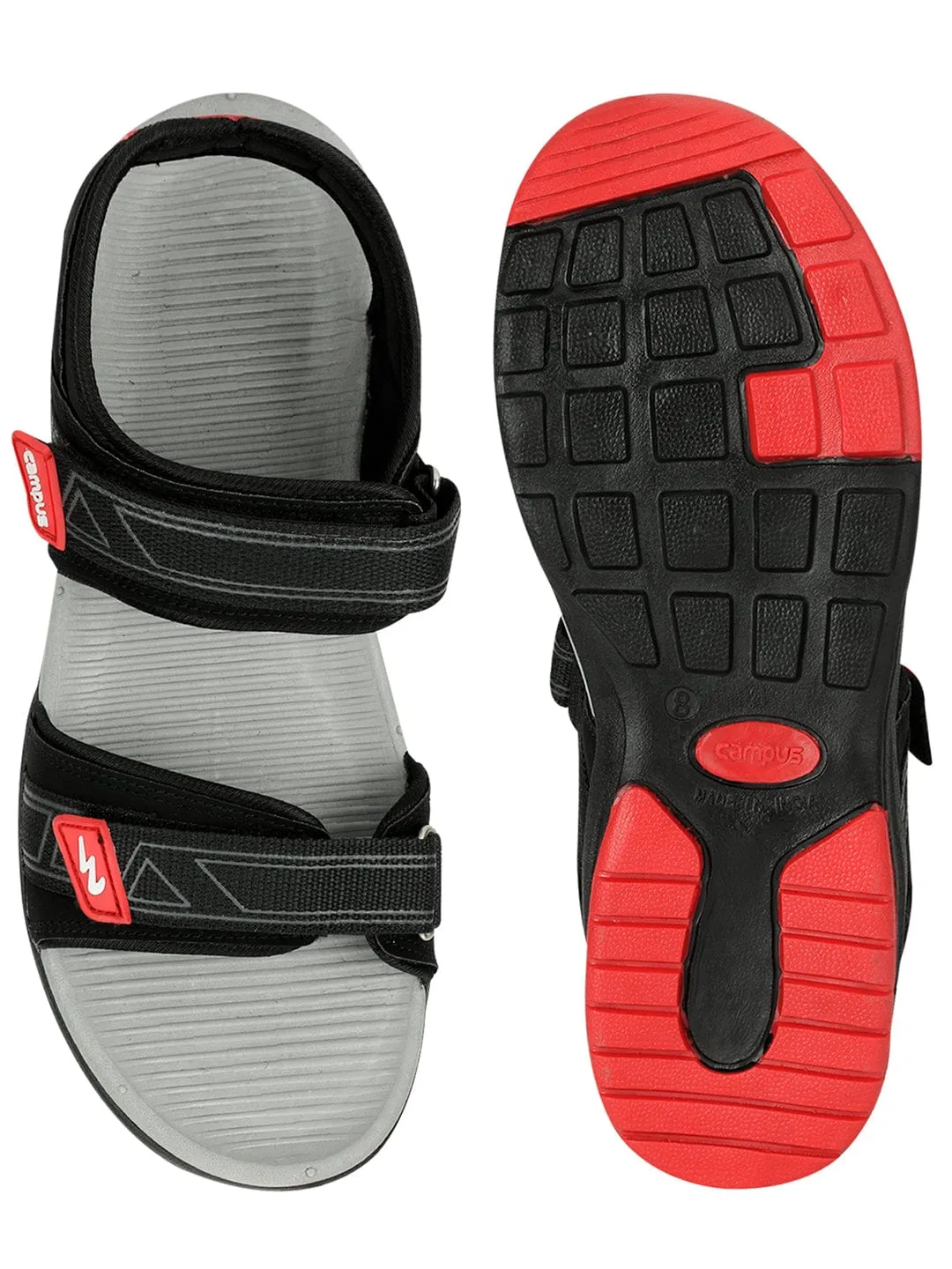 SD-071 Black Men's Sandals