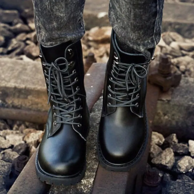 Warm Motorcycle Boots For Men
