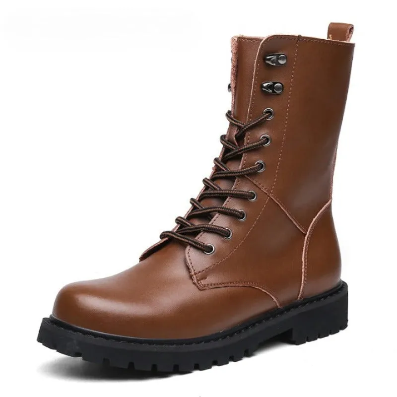 Warm Motorcycle Boots For Men