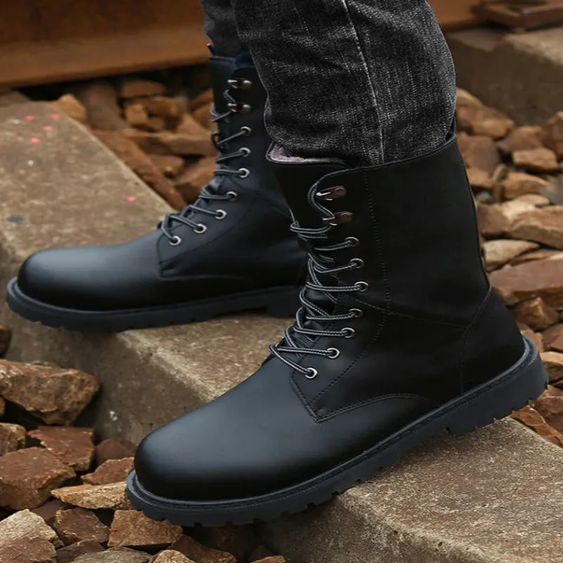 Warm Motorcycle Boots For Men