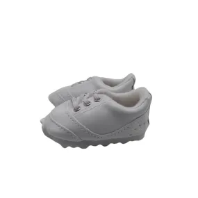 White No Tie Sporty Sneakers for 18-inch dolls