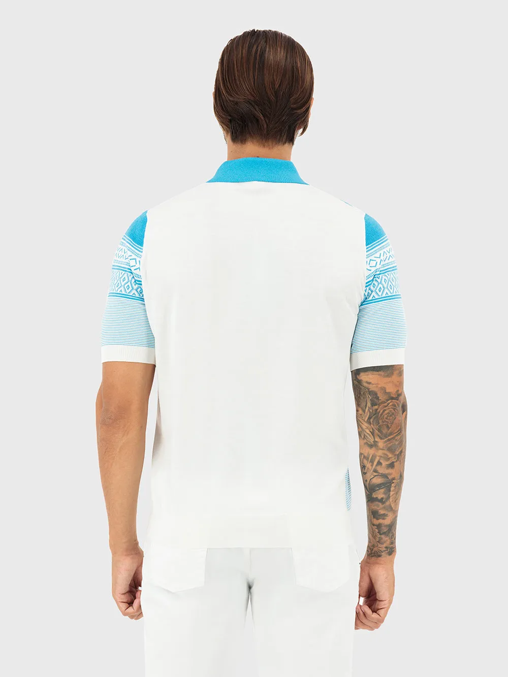 Zip Neck Polo Shirt